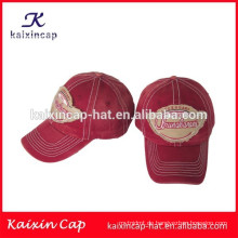 GroßhandelsBaseballmütze-Hüte / 3D Stickerei preiswerte Qualitätsbaumwollhut- / Applikationslogokappe mit Ihrem Entwurf